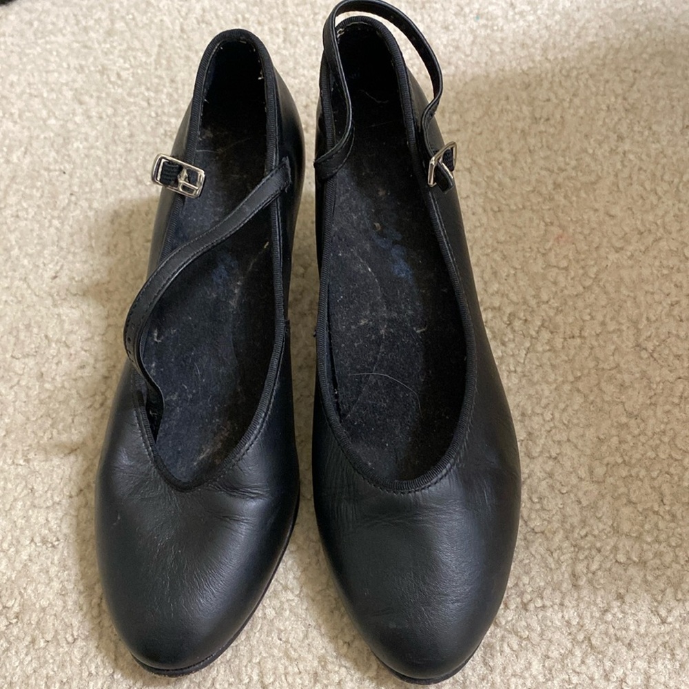 Vintage Smalll Heel Leather Mary Jane